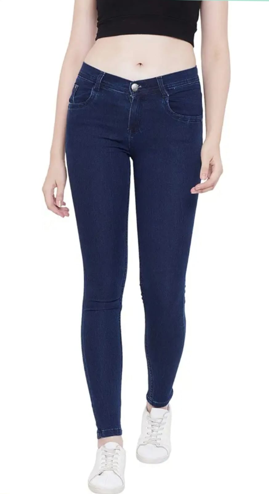 SRX WOMEN SLIM FIT BLUE JEANS